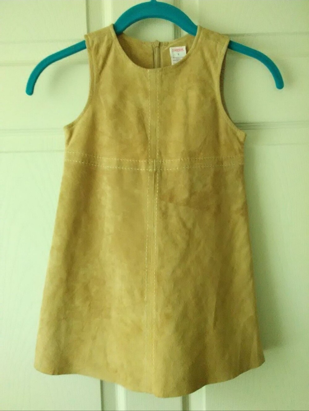 Gymboree girl's genuine leather dress size 4